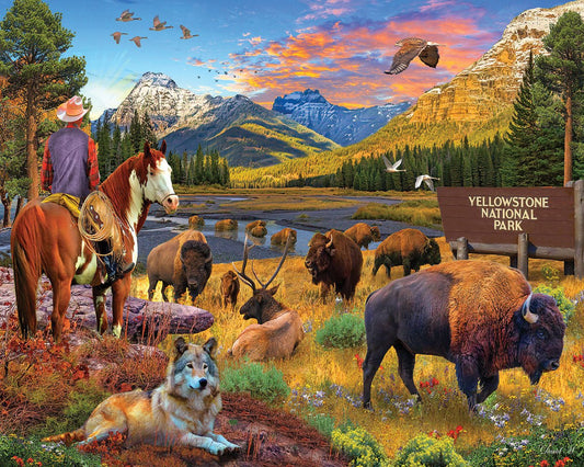 Yellowstone (1787pz) - 1000 Piece Jigsaw Puzzle