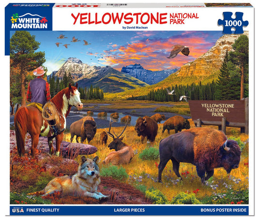 Yellowstone (1787pz) - 1000 Piece Jigsaw Puzzle