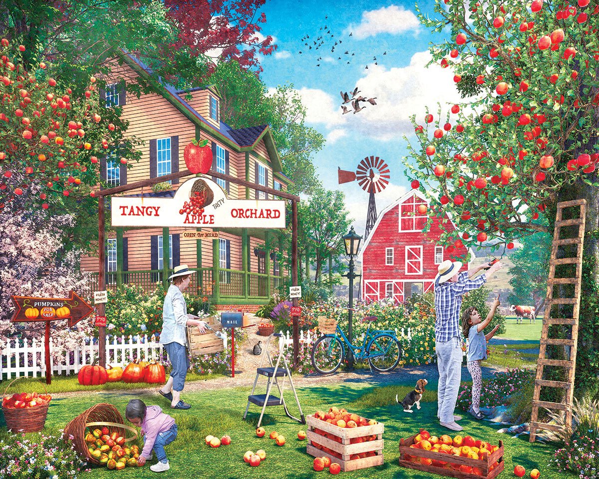 Apple Picking (1832pz) - 1000 Piece Jigsaw Puzzle