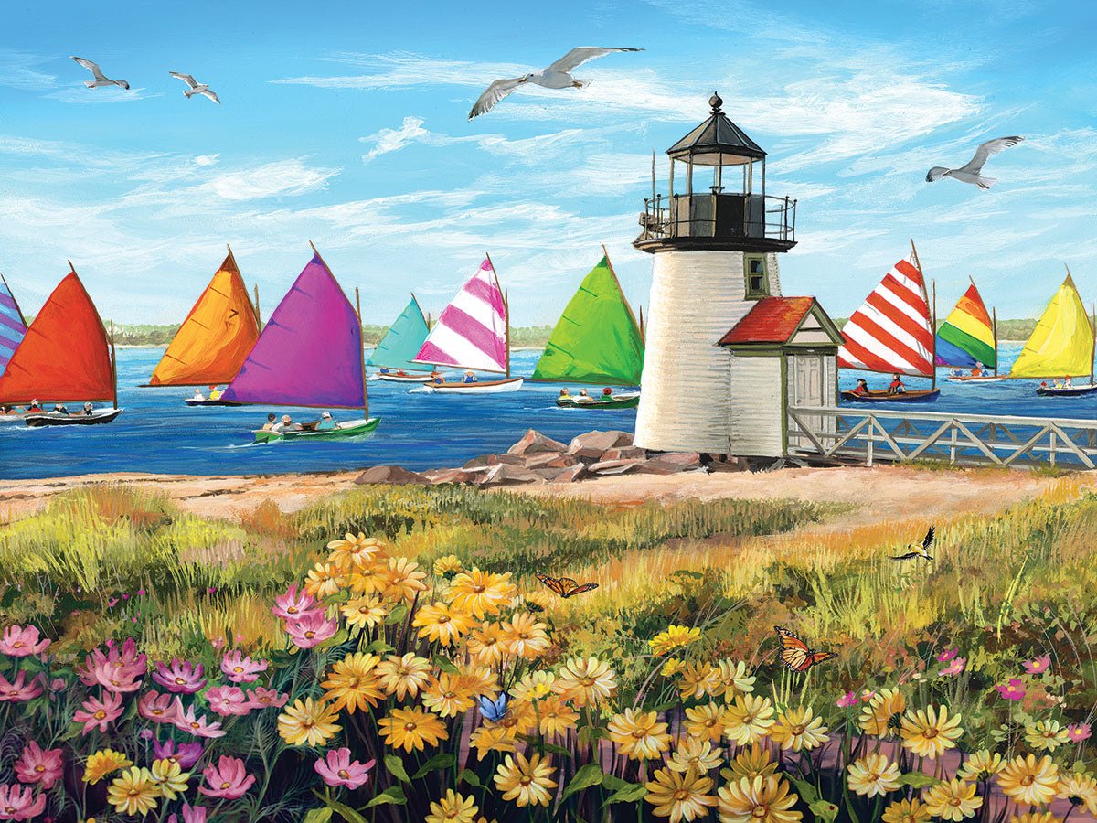 Rainbow Fleet (1839pz) - 500 Piece Jigsaw Puzzle