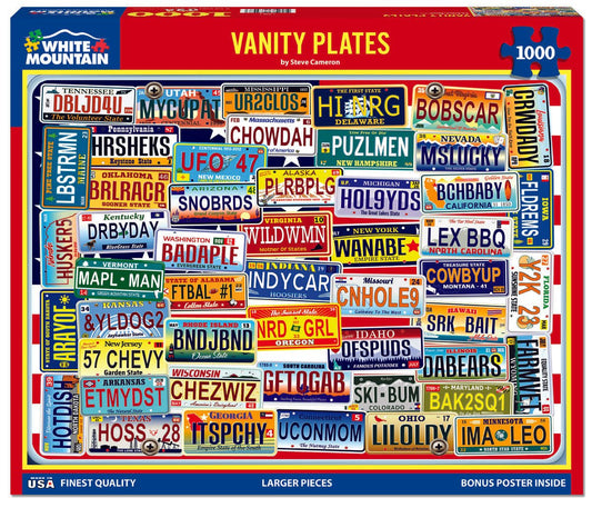 Vanity Plates (1841pz) - Discontinued