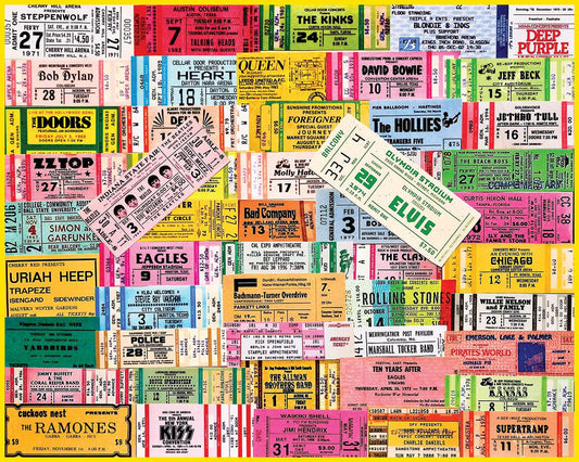 Concert Tickets (1844pz) - 1000 Piece Jigsaw Puzzle