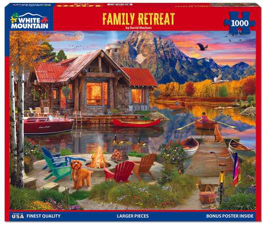 Family Retreat (1855pz) - 1000 Piece Jigsaw Puzzle