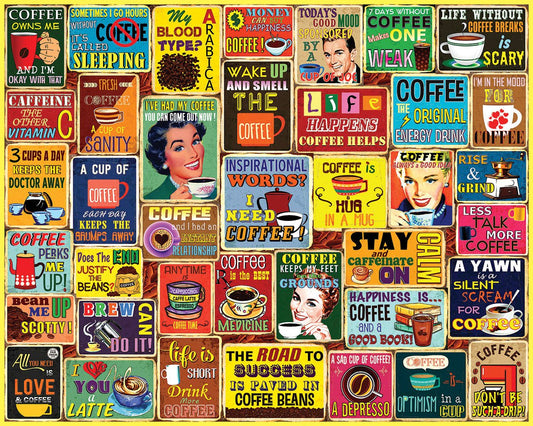 I Love Coffee (1864pz) - 1000 Piece Jigsaw Puzzle