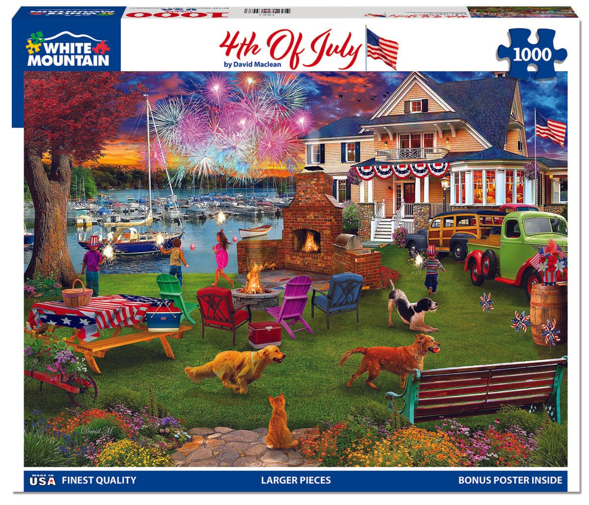 4th Of July (1881pz) - 1000 Piece Jigsaw Puzzle