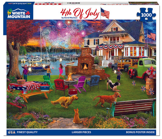 4th Of July (1881pz) - 1000 Piece Jigsaw Puzzle