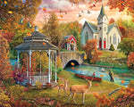 The River Church (1891pz) - 1000 Piece Jigsaw Puzzle