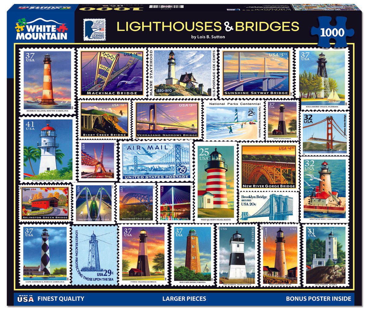 Lighthouses & Bridges (1892pz) - Discontinued