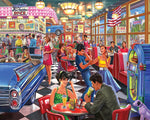 Juke Box Diner (1897pz) - 500 Piece Jigsaw Puzzle