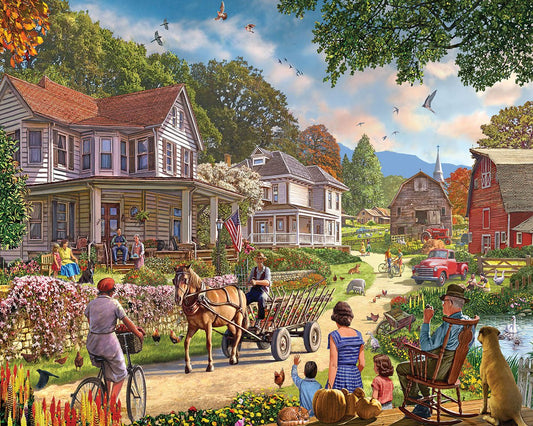 Country Weekend (1903pz) - 1000 Piece Jigsaw Puzzle