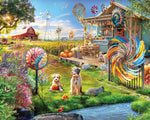 Windmill Farm (1905pz) - 500 Piece Jigsaw Puzzle