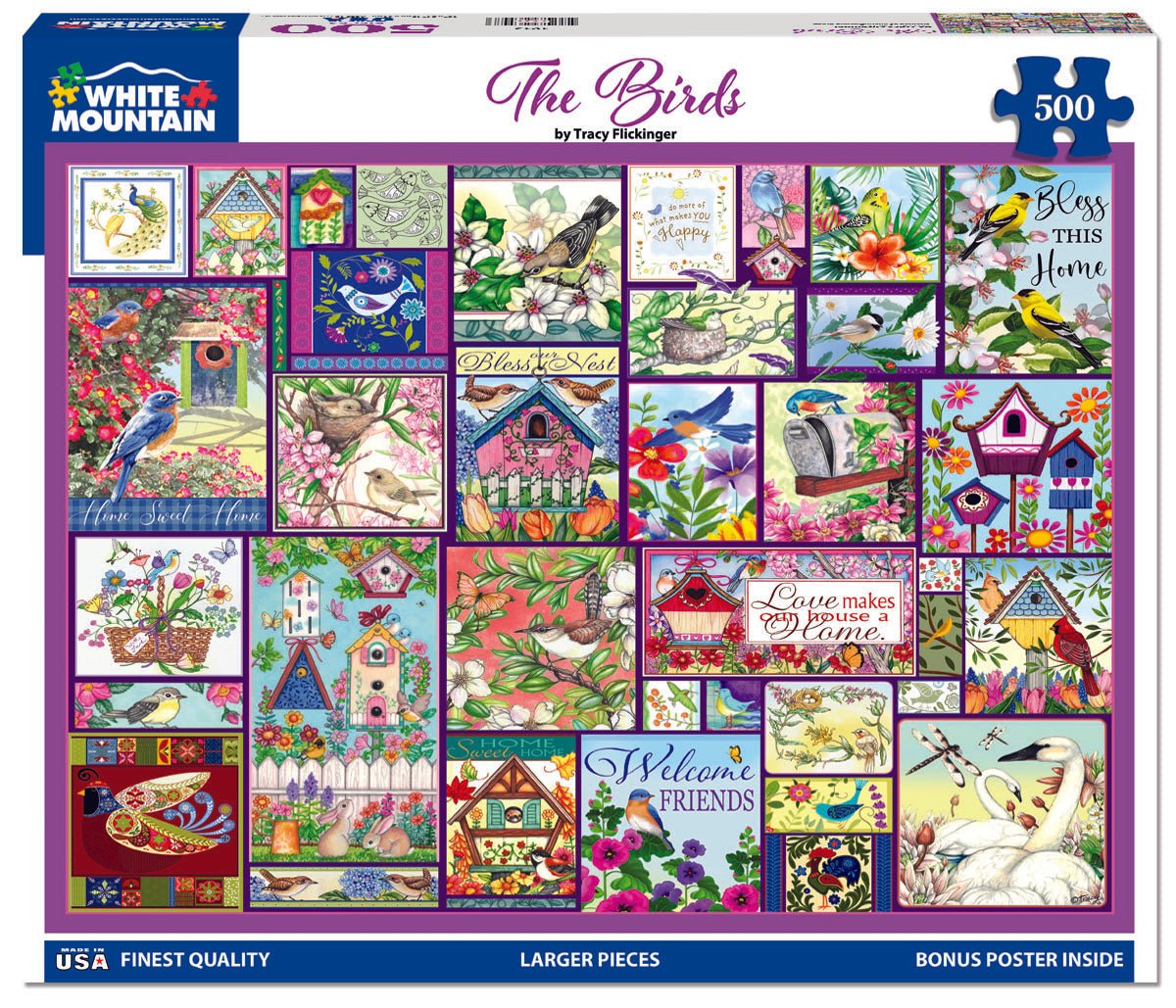 The Birds (1913pz) - 500 Piece Jigsaw Puzzle