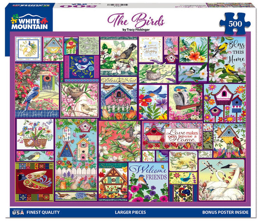The Birds (1913pz) - 500 Piece Jigsaw Puzzle