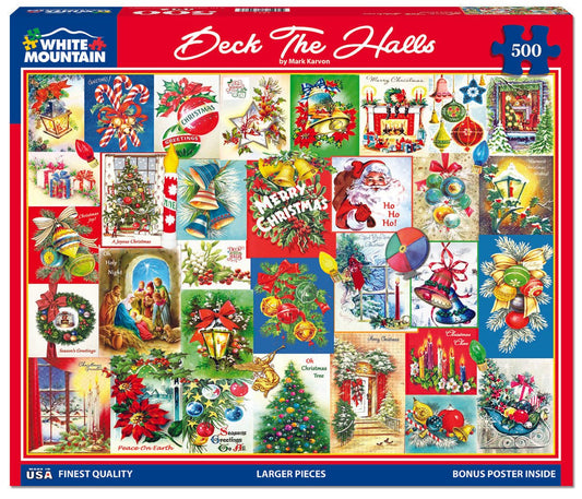 Deck The Halls (1914pz) - 500 Piece Jigsaw Puzzle