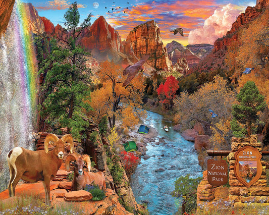 Zion National Park (1940pz) - 1000 Piece Jigsaw Puzzle