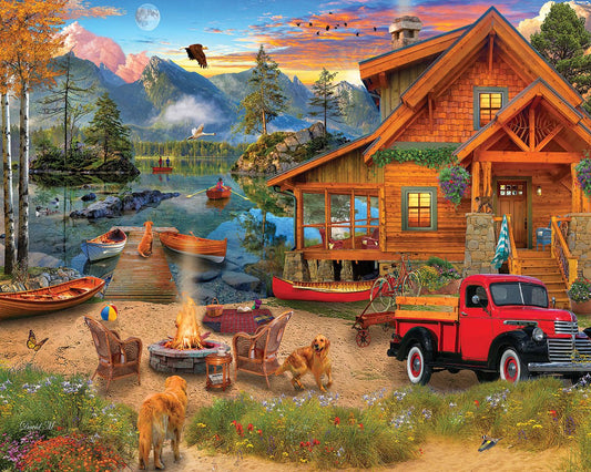 Lake Retreat (1948pz) - 1000 Piece Jigsaw Puzzle