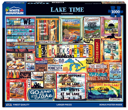 Lake Time (1952pz) - 1000 Piece Jigsaw Puzzle