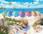 Rainbow Umbrellas (1954pz) - 1000 Piece Jigsaw Puzzle