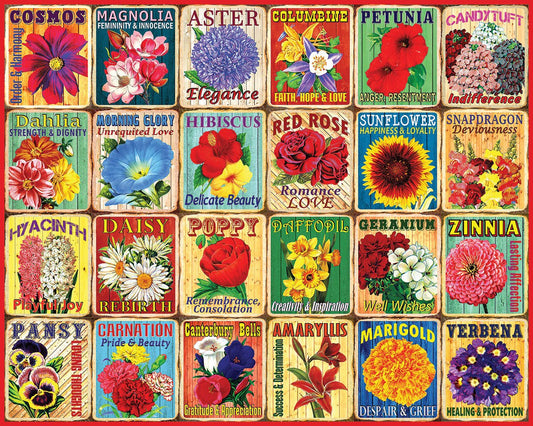 What Flowers Mean (1967pz) - 1000 Piece Jigsaw Puzzle