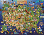 National Parks Map (1976pz) - 1000 Piece Jigsaw Puzzle