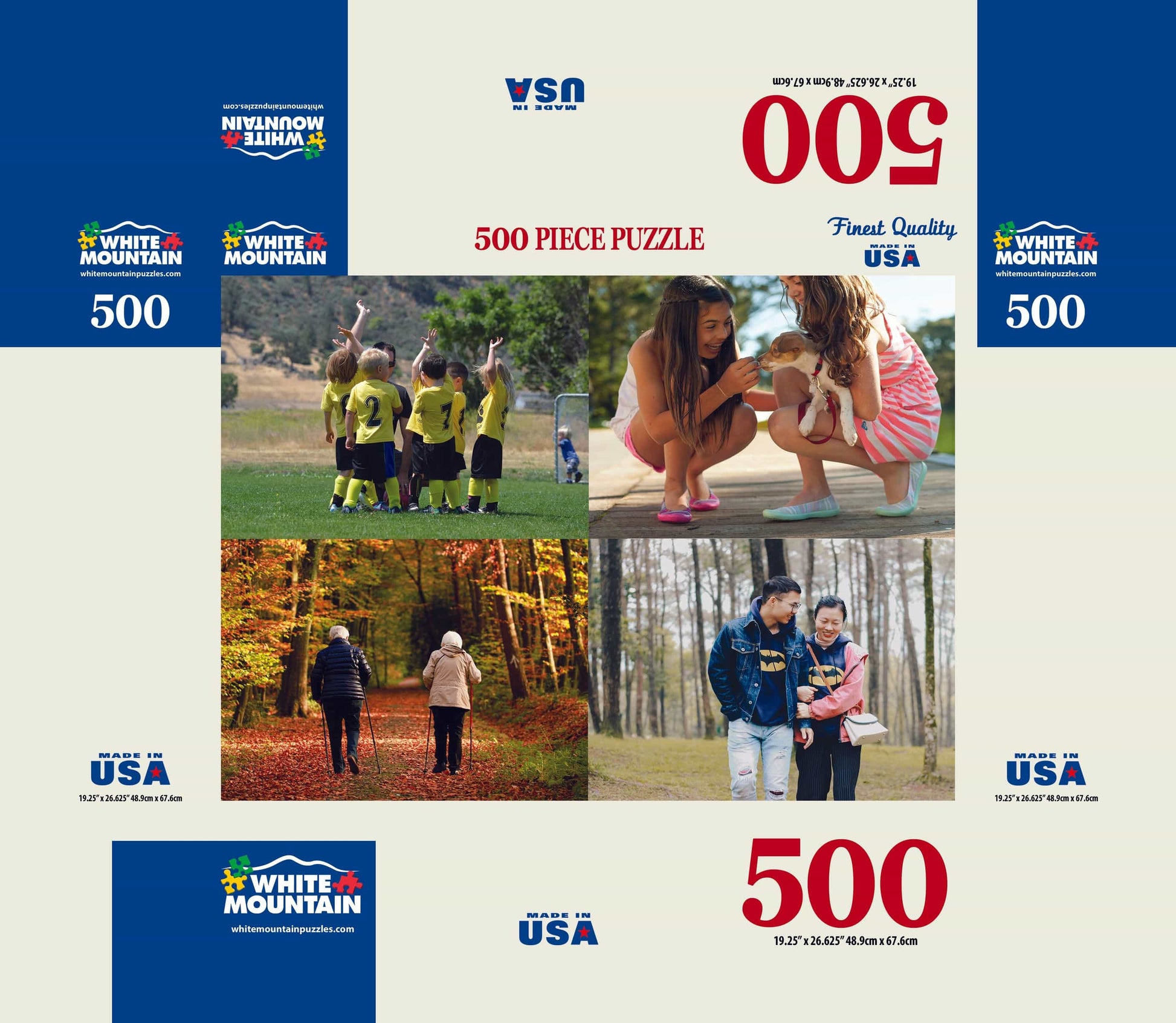 Custom Puzzle 19.25" x 26.625" - 500 Piece Puzzle