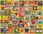 Iconic State Foods (2021pz) - 1000 Piece Jigsaw Puzzle