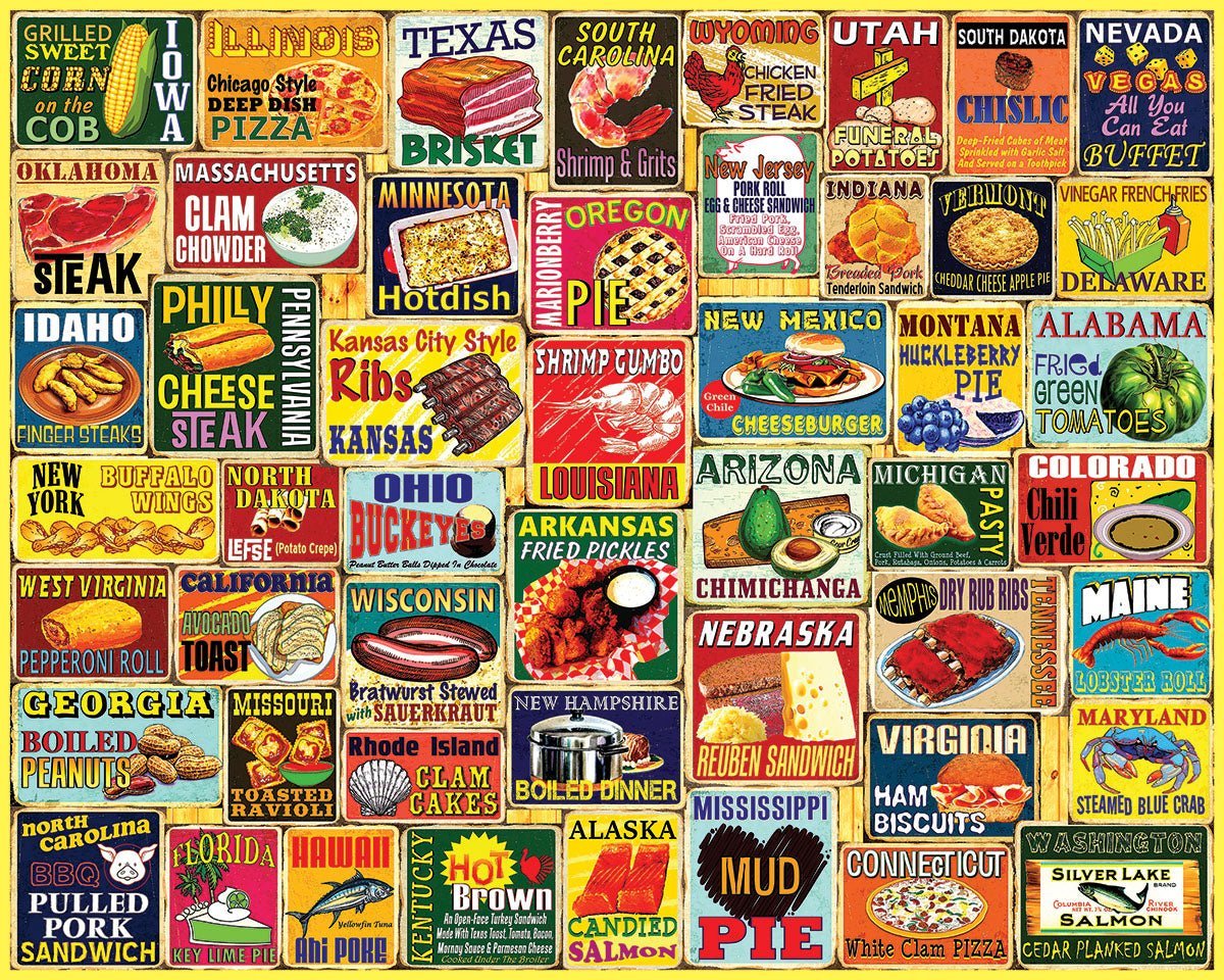 Set of 6: Collage  Bundle 1000 piece
