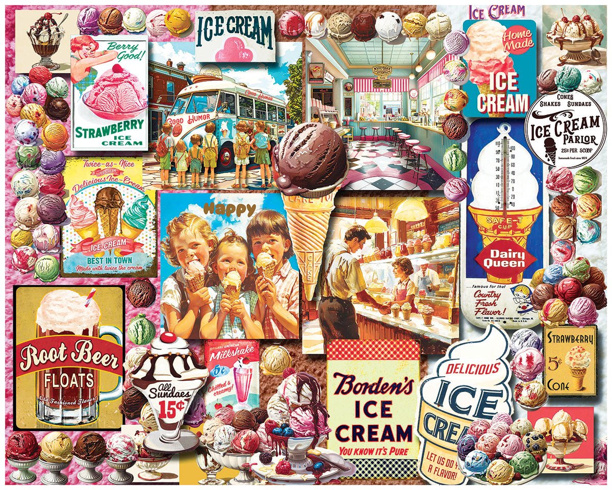 Ice Cream (2026pz) - 1000 Piece Jigsaw Puzzle
