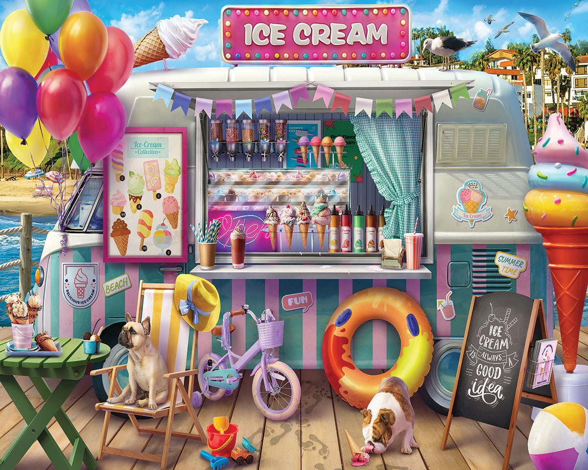 Ice Cream Van (2043pz) - 1000 Piece Jigsaw Puzzle
