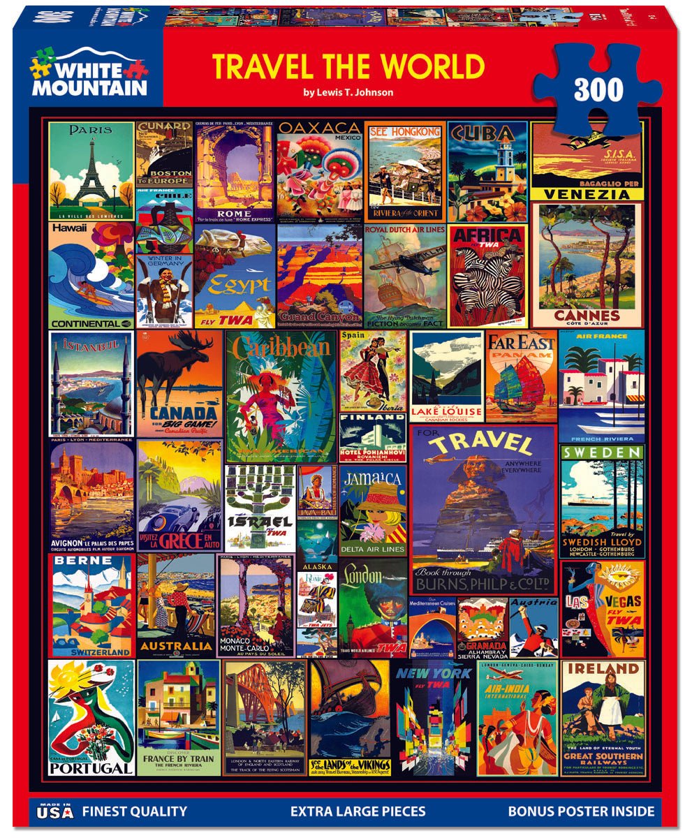 Travel The World (2046pz)  - 300 Piece Jigsaw Puzzle