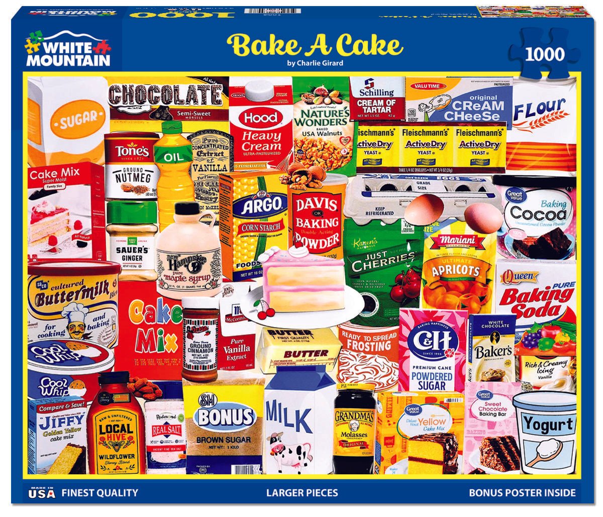Bake A Cake (2084pz) - 1000 Piece Jigsaw Puzzle