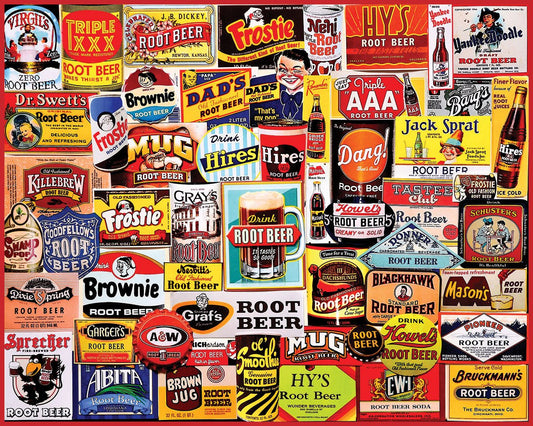 Root Beers (2085pz) - 1000 Piece Jigsaw Puzzle