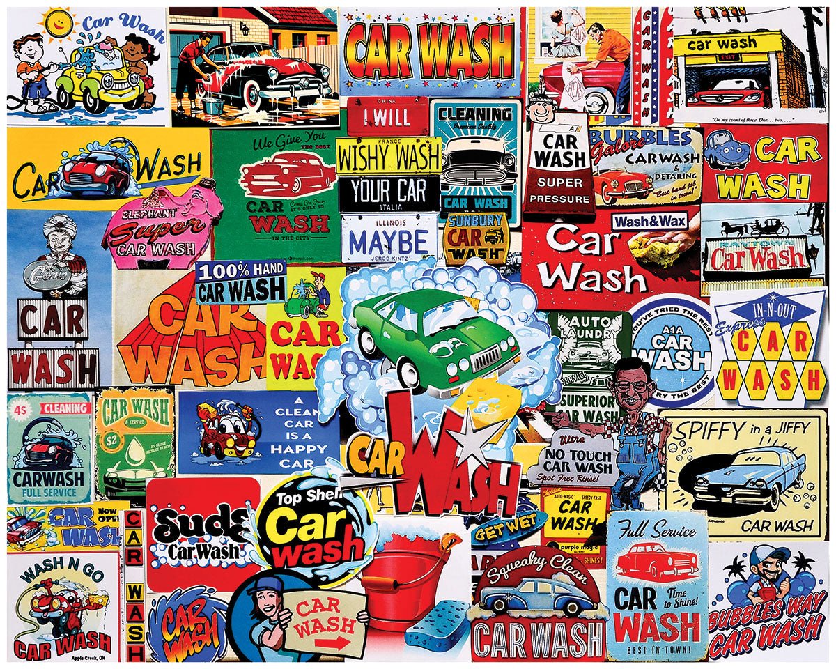 Car Wash (2086pz) - 1000 Piece Jigsaw Puzzle