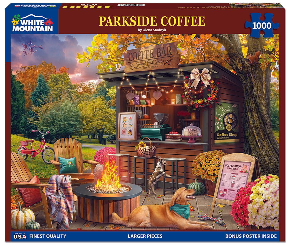 Parkside Coffee Retreat (2092pz) - 1000 Piece Jigsaw Puzzle