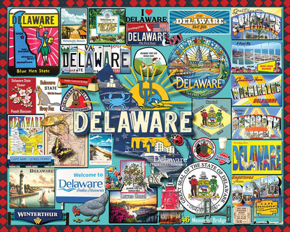 I Love Delaware (2108pz) - 1000 Piece Jigsaw Puzzle