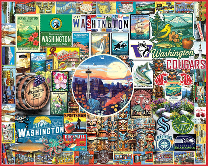 I Love Washington (2127pz) - 1000 Piece Jigsaw Puzzle