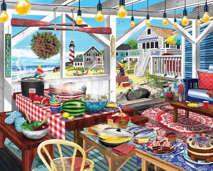 Beach Gathering (2129pz) - 1000 Piece Jigsaw Puzzle