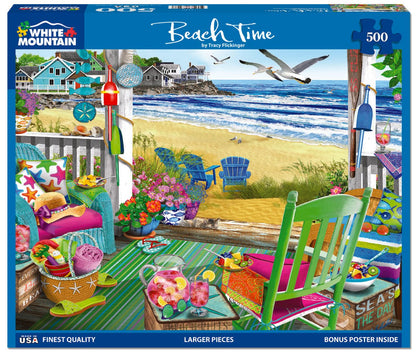 Beach Time (2130pz) - 500 Piece Jigsaw Puzzle