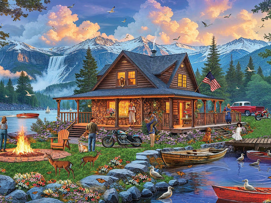 Cabin Retreat (2166pz) - 500 Piece Jigsaw Puzzle