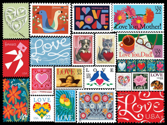 Love Stamps 2 (2188pz) - 500 Piece Jigsaw Puzzle