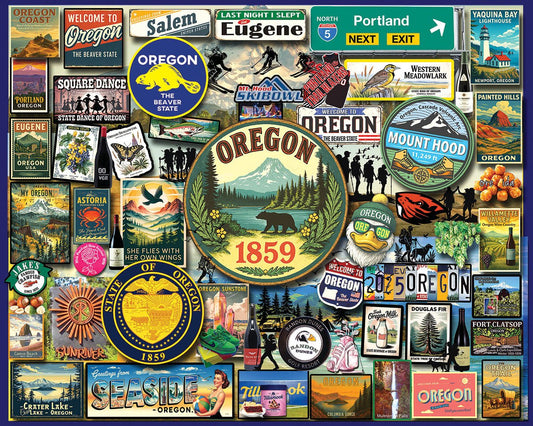 I Love Oregon (2190pz) - 1000 Piece Jigsaw Puzzle