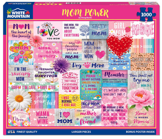 Mom Power (2199pz) - 1000 Piece Jigsaw Puzzle