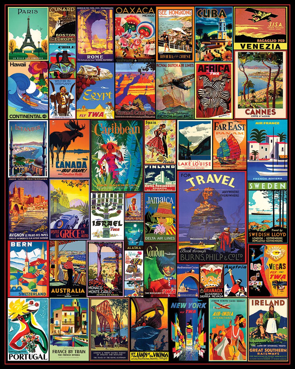 Travel The World (2200pz) - 1000 Piece Jigsaw Puzzle