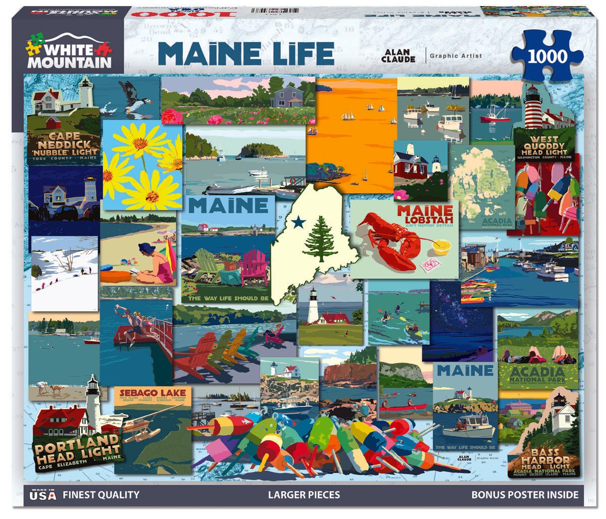 Maine Life (2202pz) - 1000 Piece Jigsaw Puzzle