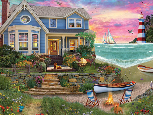 Heart Beach (2205pz) - 500 Piece Jigsaw Puzzle