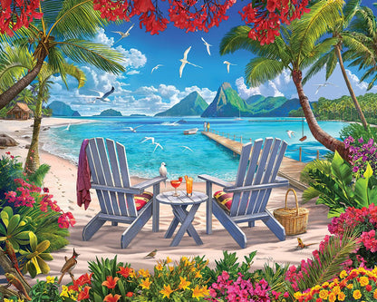 Tropical Resort (2218pz) - 1000 Piece Jigsaw Puzzle