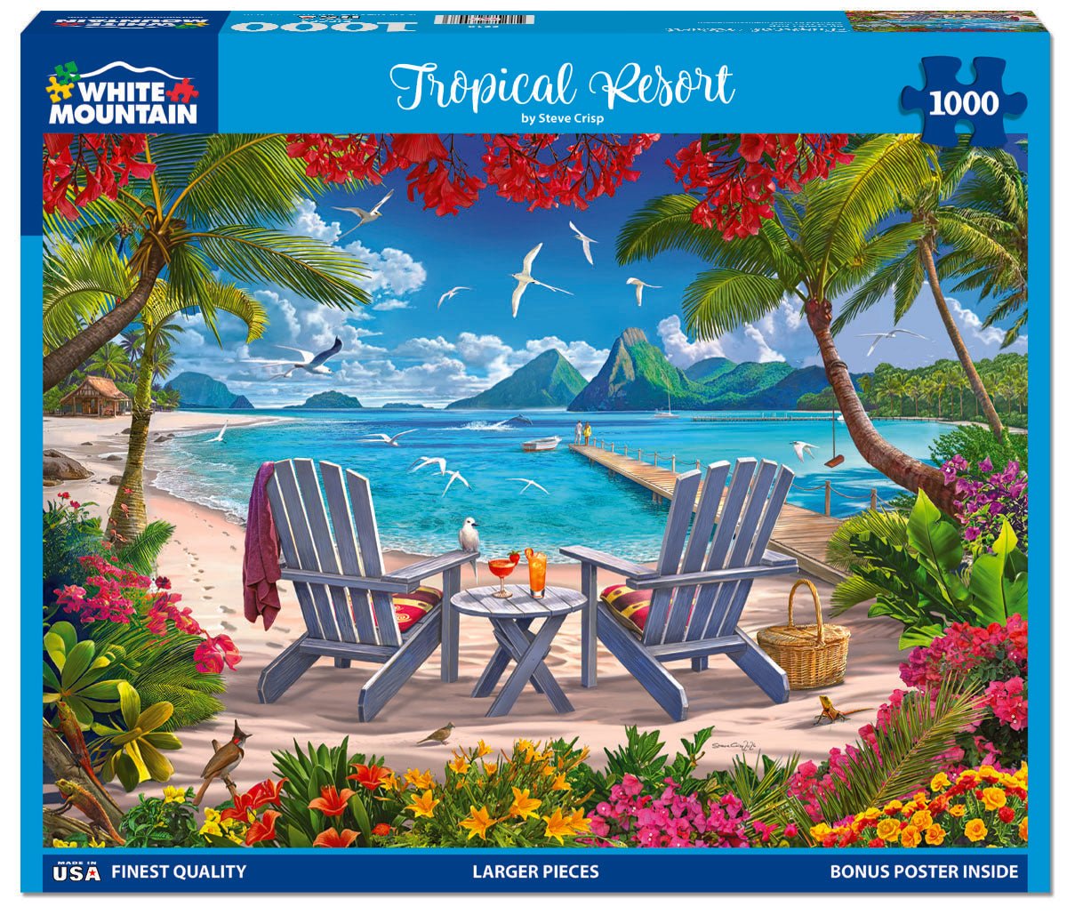 Tropical Resort (2218pz) - 1000 Piece Jigsaw Puzzle