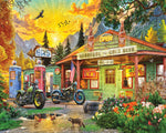 Sunset Mountain Gas Station (2220pz) - 1000 Piece Jigsaw Puzzle