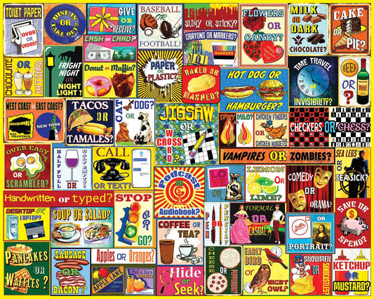 This Or That? (2229pz) - 1000 Piece Jigsaw Puzzle