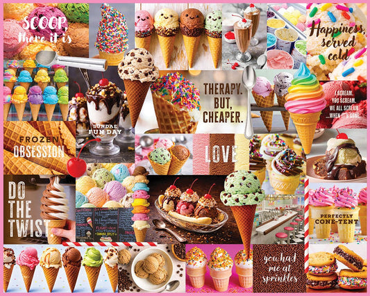 I Love Ice Cream (2230pz) - 1000 Piece Jigsaw Puzzle